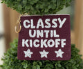 Classy Until Kickoff Beaded Coin Purse